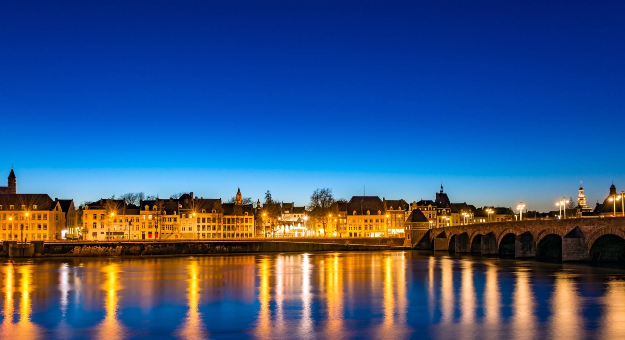 De Sint-Servaasbrug over de Maas in Maastricht