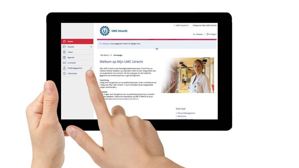 Online inzage: hoe is dat bij het UMC Utrecht geregeld?