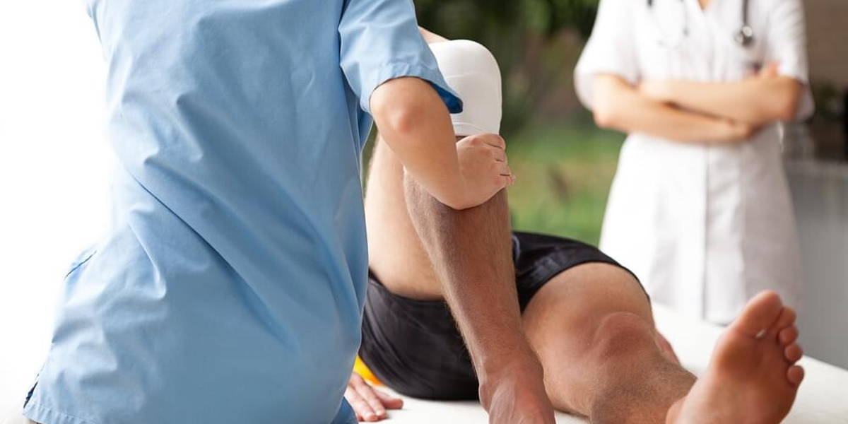 Rehabilitation of broken leg