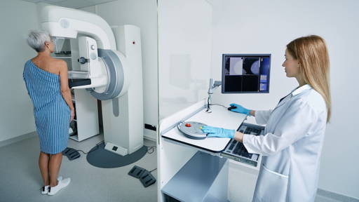 AI-supported mammography leads to fewer aggressive breast cancers