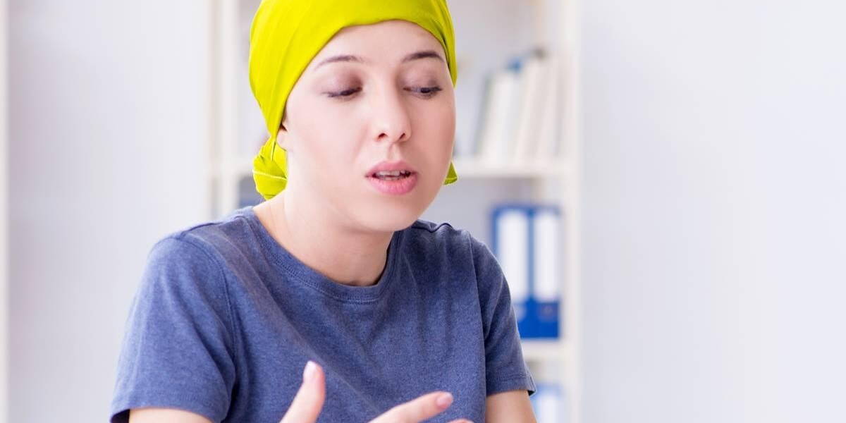 Kanker-Patient-Alleen