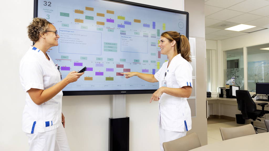 Verpleegkundigen Treant zorgen voor overzicht met Ward Control Center