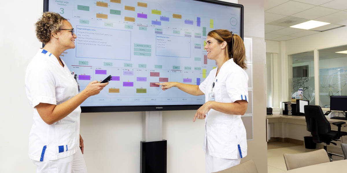 Verpleegkundigen Treant zorgen voor overzicht met Ward Control Center