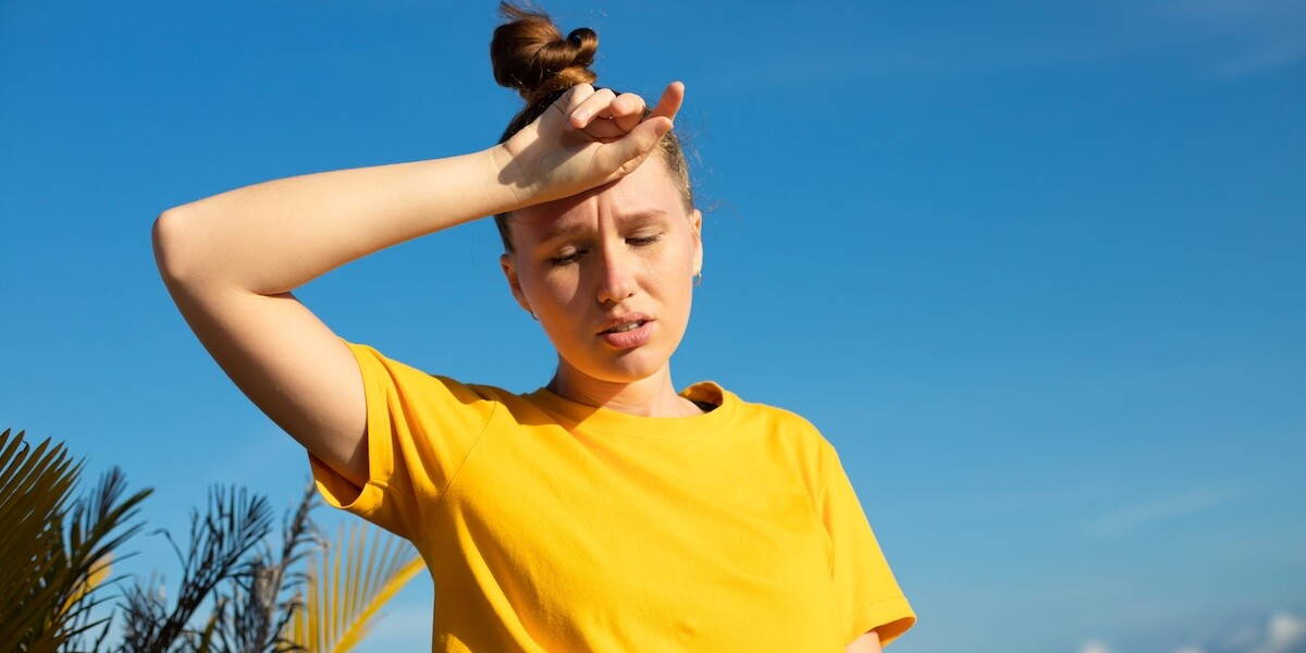 Uitdroging door hitte