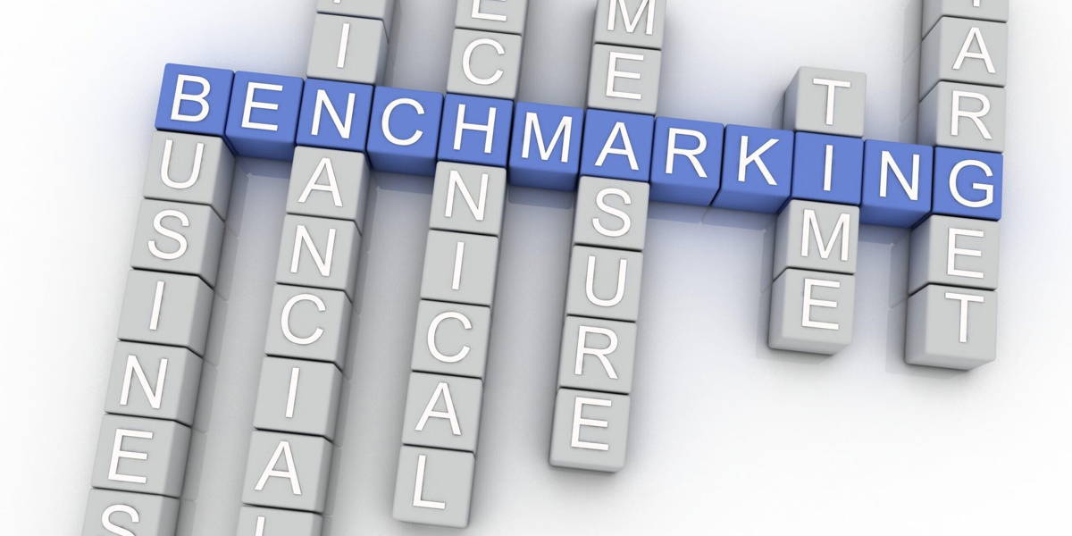 3d image Benchmarking issues concept word cloud background