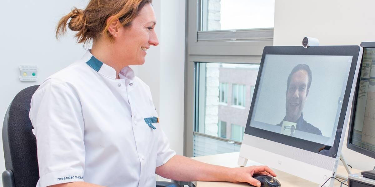 Videobutler helpt Patiënten Meander Amersfoort bij videoconsult