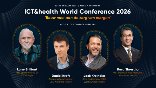 Vier vooraanstaande experts openen ICT&health World Conference 2026