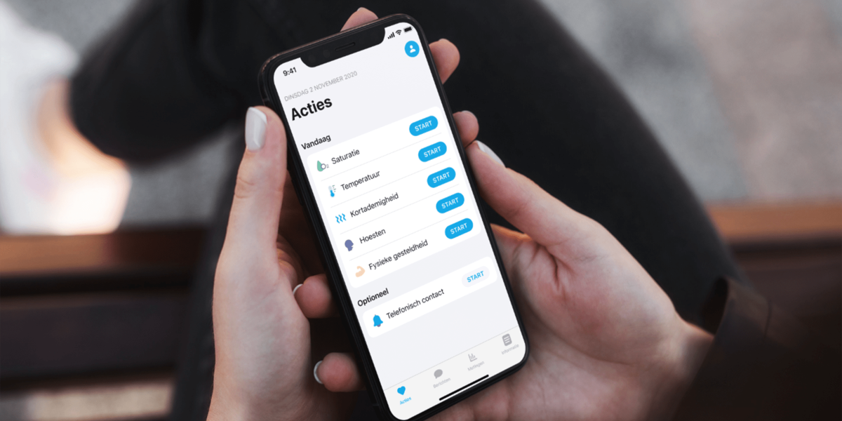 Longarts in de voorhoede van thuismonitoring