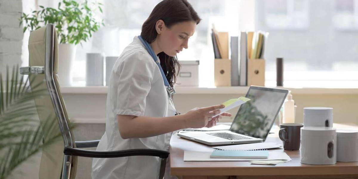 Doktor-Computer-Tafel