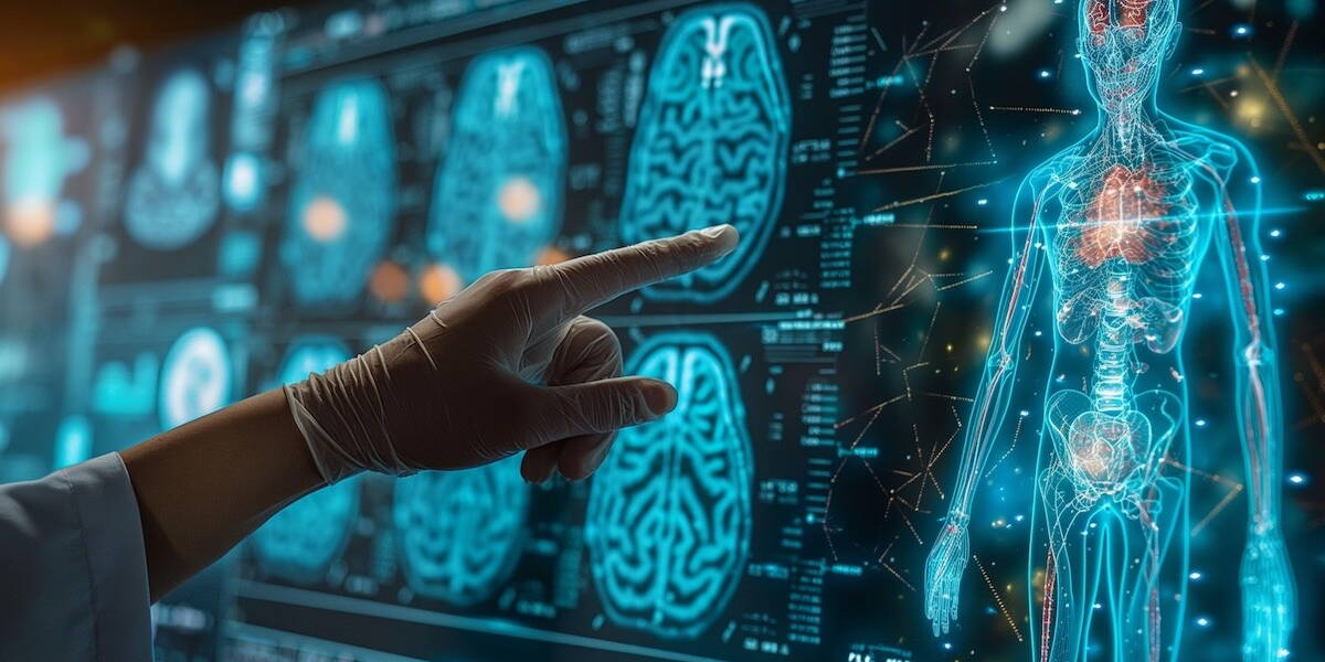 arts kijkt naar digitale medische beelden