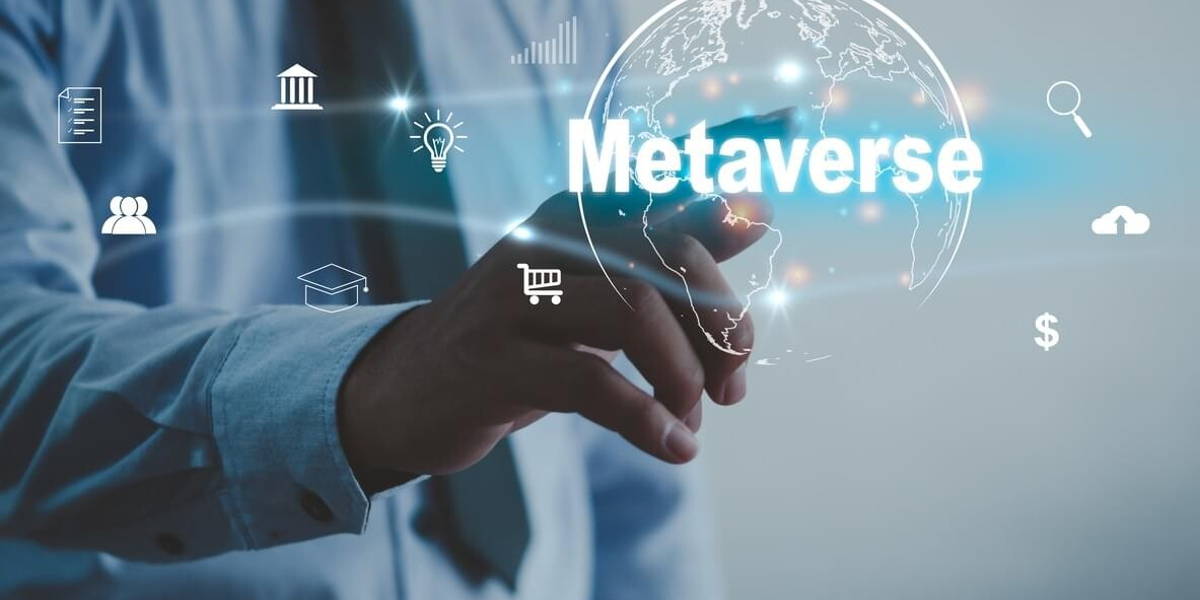 Internet technology concept metaverse development business big d