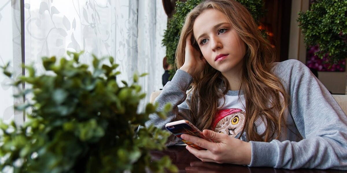 smartphone meisje