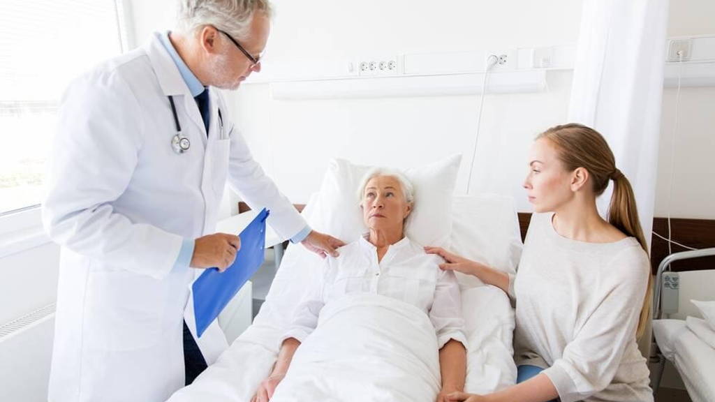 Vrouw-senior-ziekenhuis