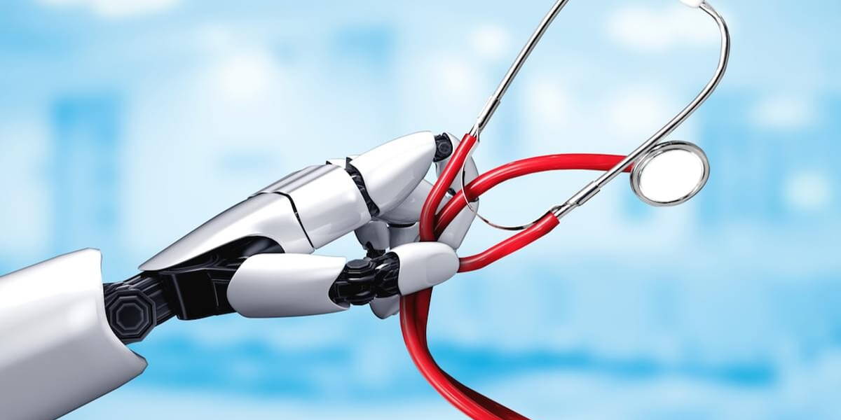 3D rendering medical artificial intelligence robot