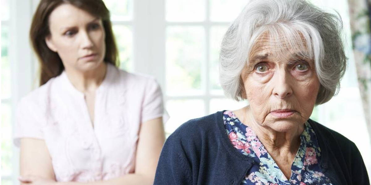 Dementie-Moeder-Dochter