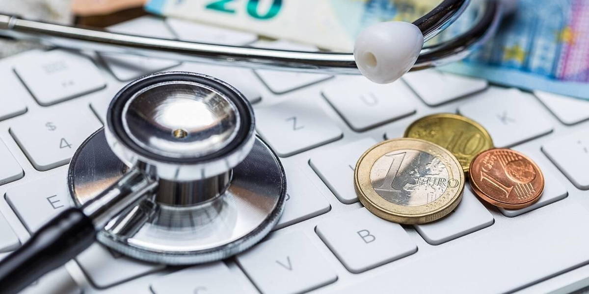 Geld-toetsenbord-Stethoscoop