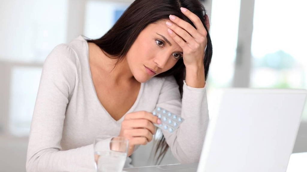 Depressieve-Vrouw-Computer