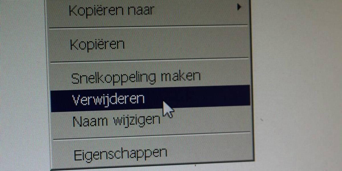 verwijderen