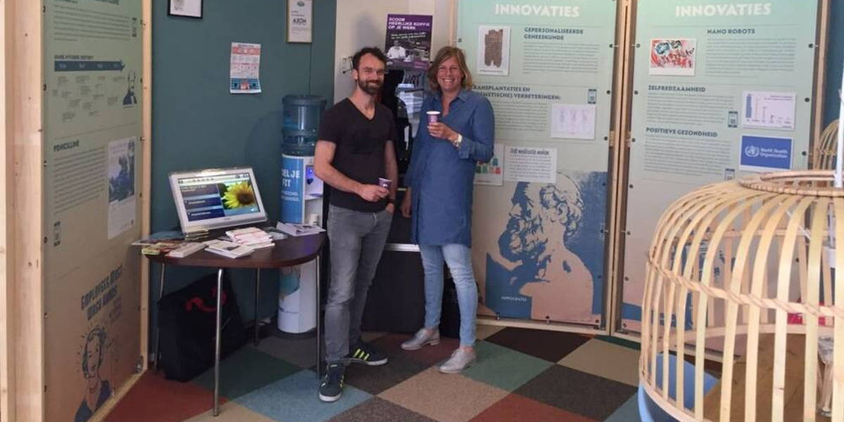 De Zorginnovatiewinkel hotspot tijdens de e-healthweek 2018