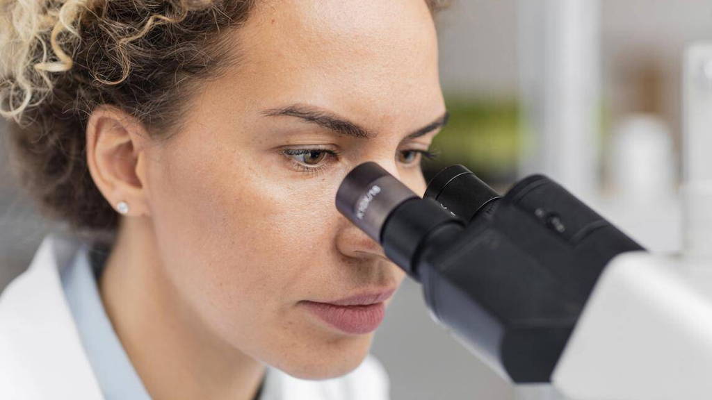 Onderzoek-microscoop