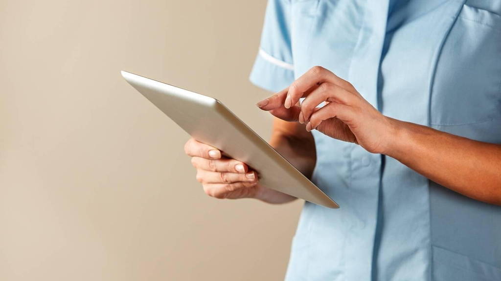 Verpleegster-Ipad