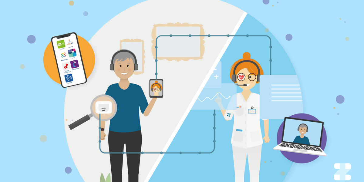 Hoe Zuyderland 11.000 patiënten  thuis begeleidt