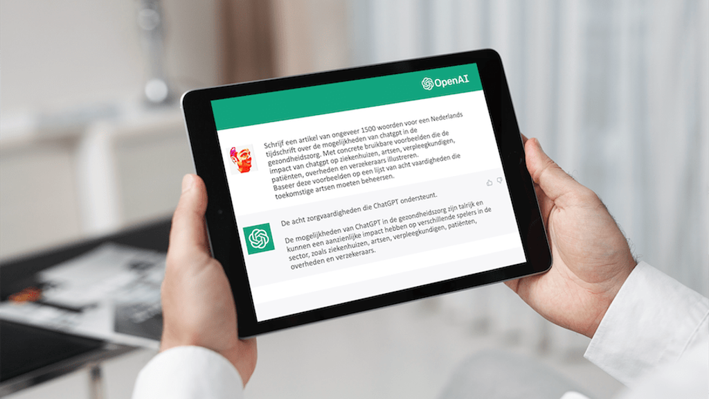 De acht zorgvaardigheden die ChatGPT ondersteunt