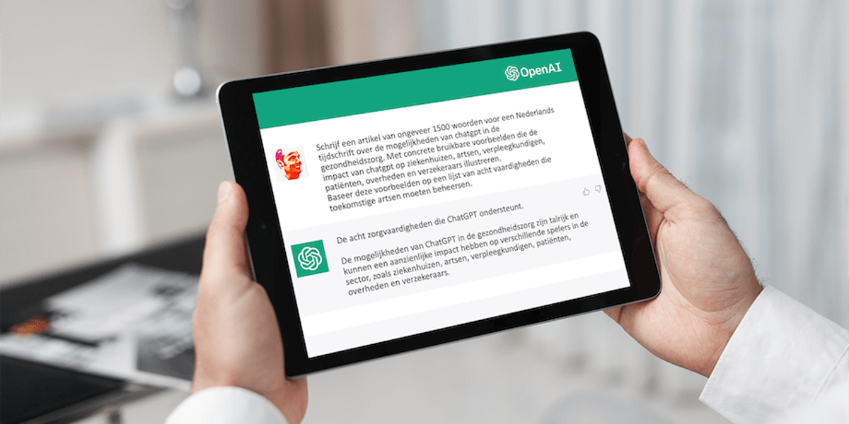 De acht zorgvaardigheden die ChatGPT ondersteunt