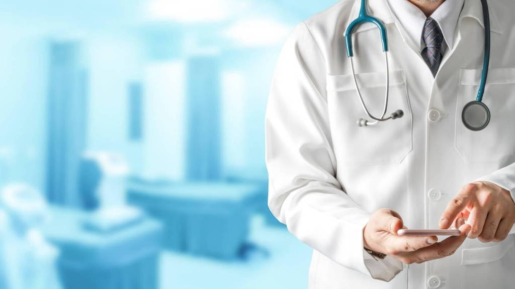 Ziekenhuis-arts-mobiel
