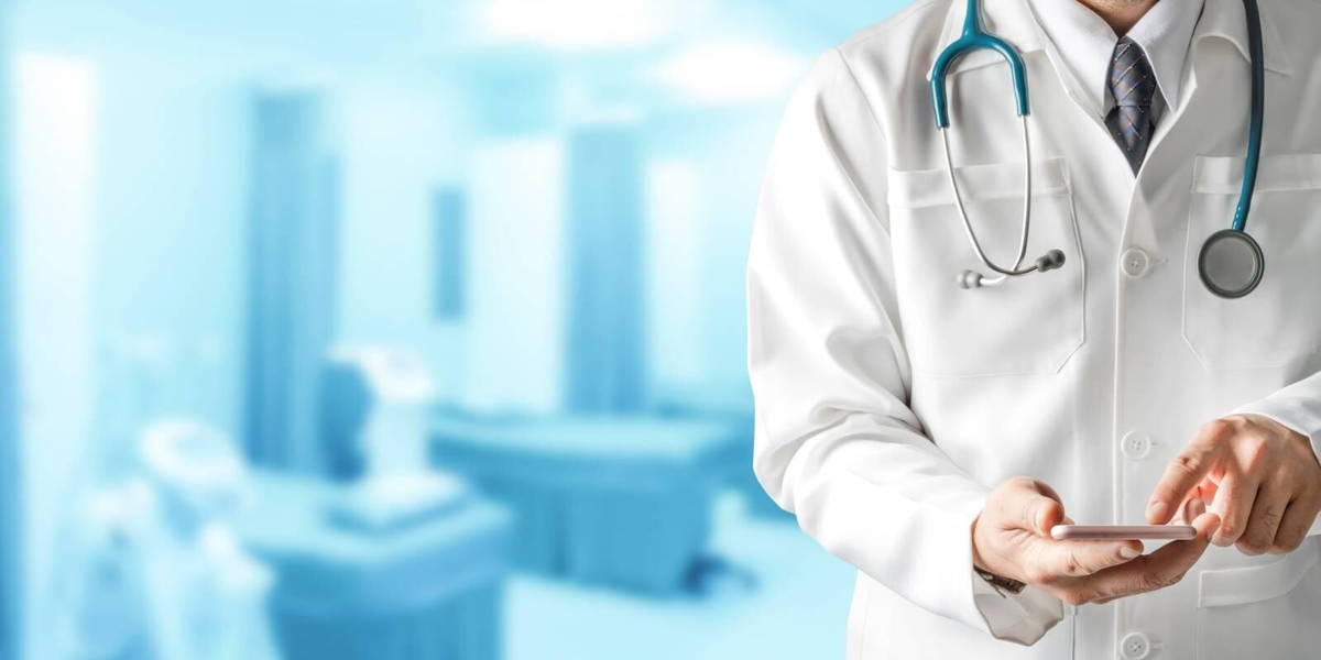 Ziekenhuis-arts-mobiel