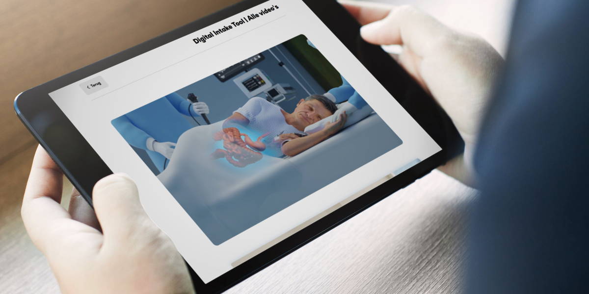 Digitale intake tool draagt bij aan hybride zorg